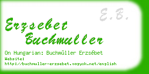 erzsebet buchmuller business card